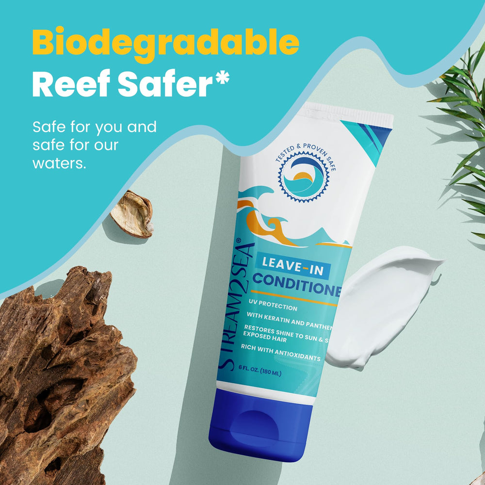 STREAM 2 SEA results for sun-exposed hair include moisture and frizz reduction.