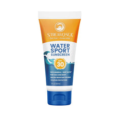 STREAM 2 SEA sunscreen tube front shows eco-friendly packaging for responsible sun protection.