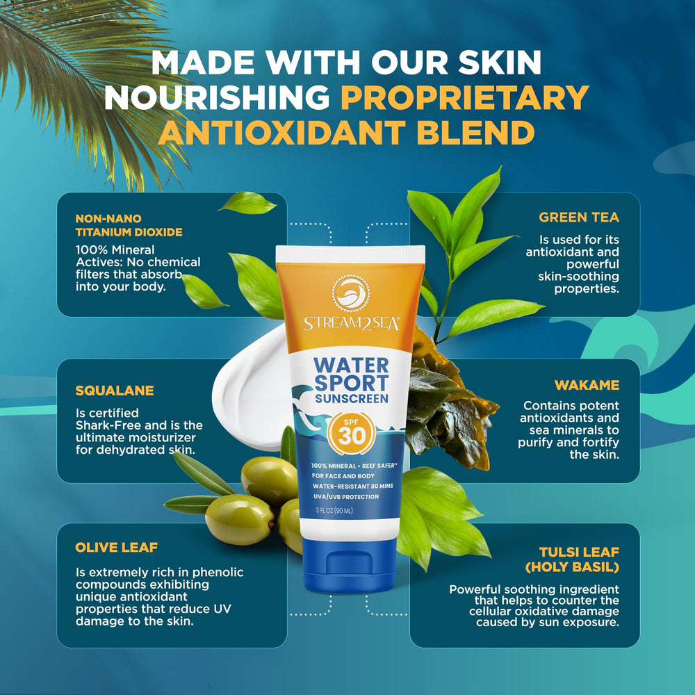 STREAM 2 SEA is proudly USA-made packaging highlights eco-friendly resin tubes.