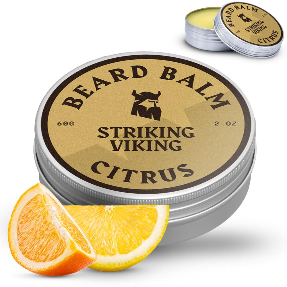 Beard Balm Striking Viking, ideal para viajes y retoques sobre la marcha.