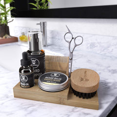 Striking Viking beard growth kit beard brush distributes oil evenly for styling