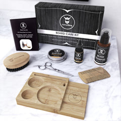 Striking Viking beard growth kit beard oil with sandalwood scent for softer beard texture