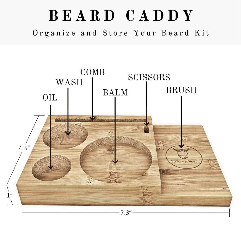Striking Viking beard growth kit mustache comb for tidier mustache grooming