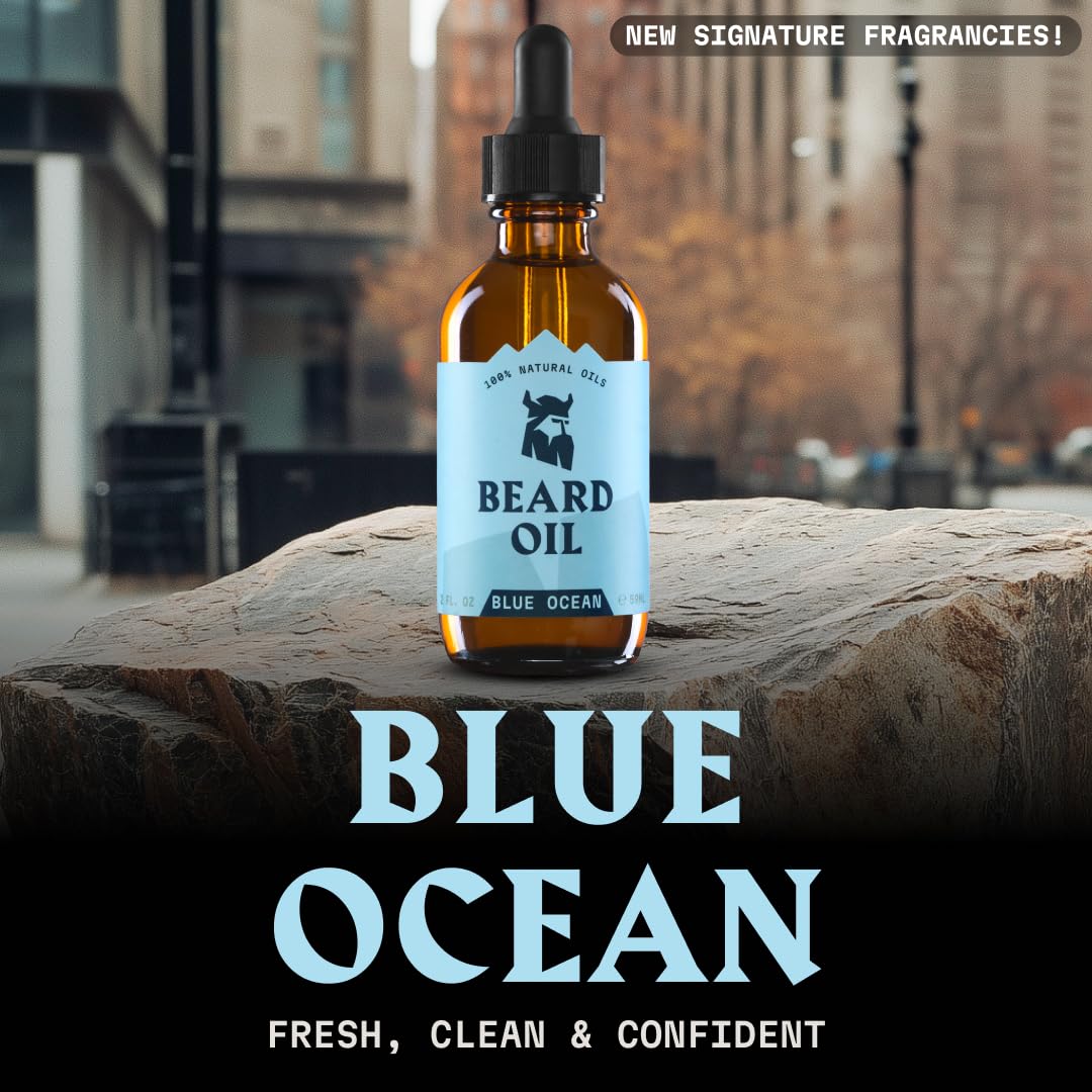 Striking Viking beard oil texture is light and quickly absorbed for easy styling.