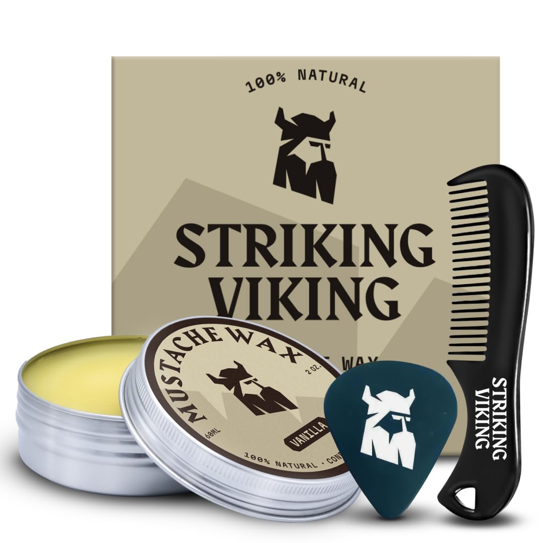 Striking Viking daily grooming routine image showcasing compact kit
