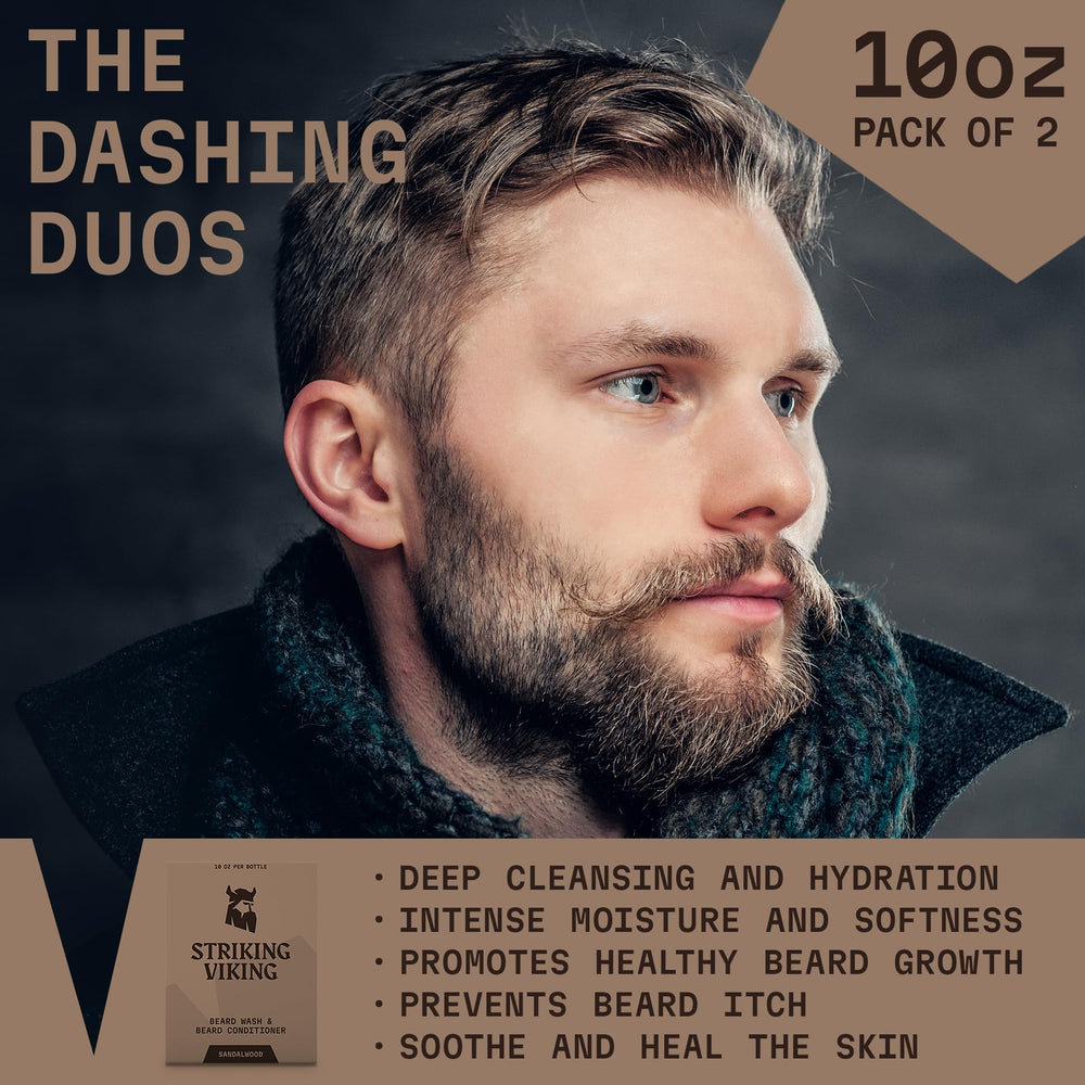 Striking Viking sandalwood-scent-closeup: luxurious fragrance enhances daily grooming