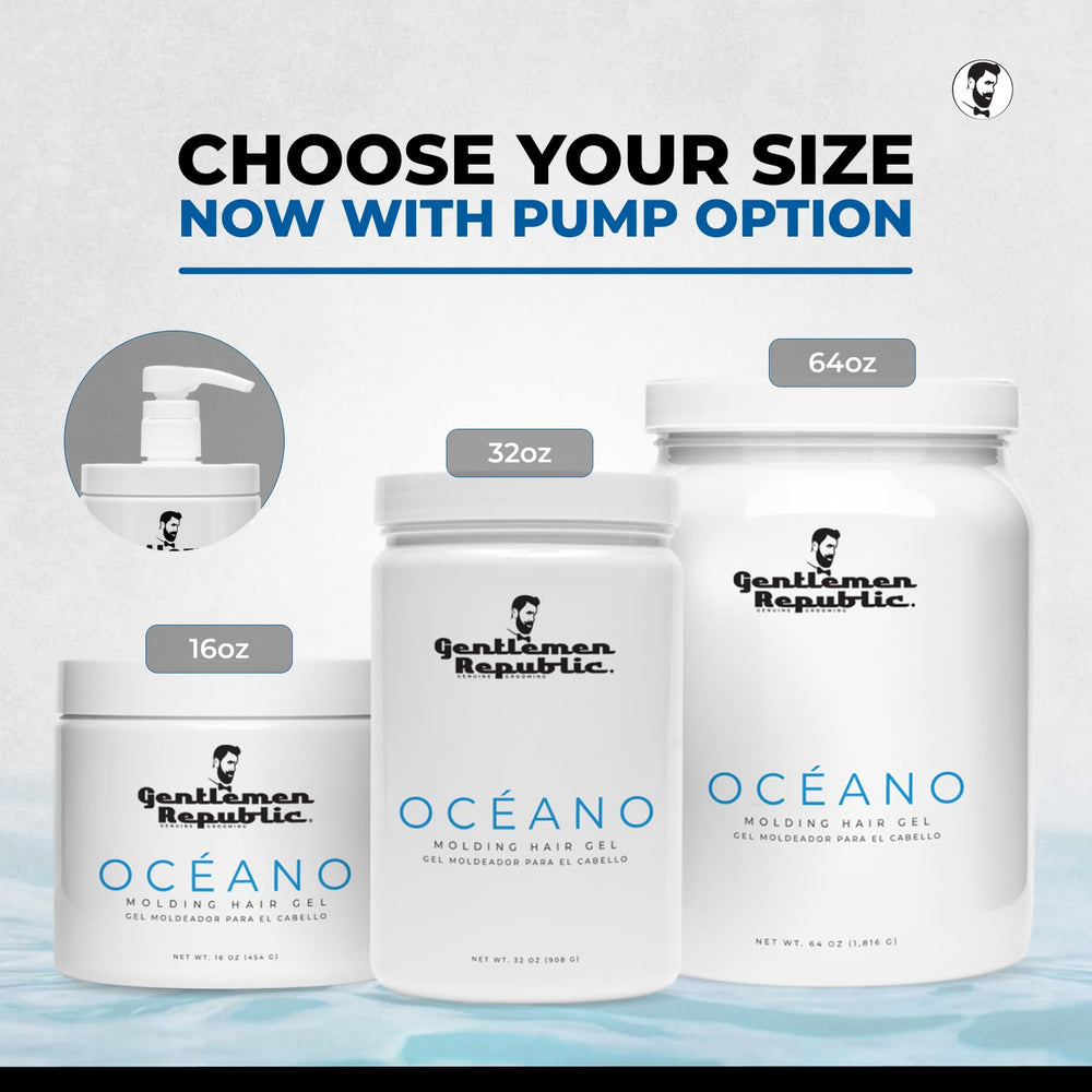 Strong hold Oceano gel with no flaking during activity