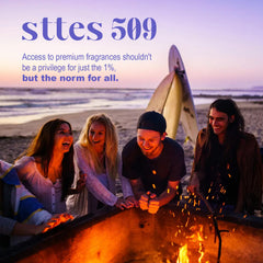 Sttes Perfume 509# top-notes highlight velvet plums and violets for a soft opening.