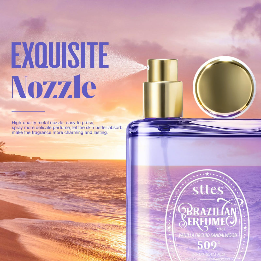Sttes Perfume 509# woody-floral ambiance evokes warm evenings and romantic mood.