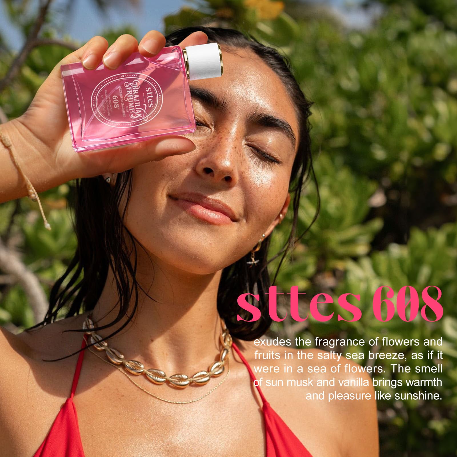 Sttes Perfume 608 jasmine middle notes evoke soft floral core