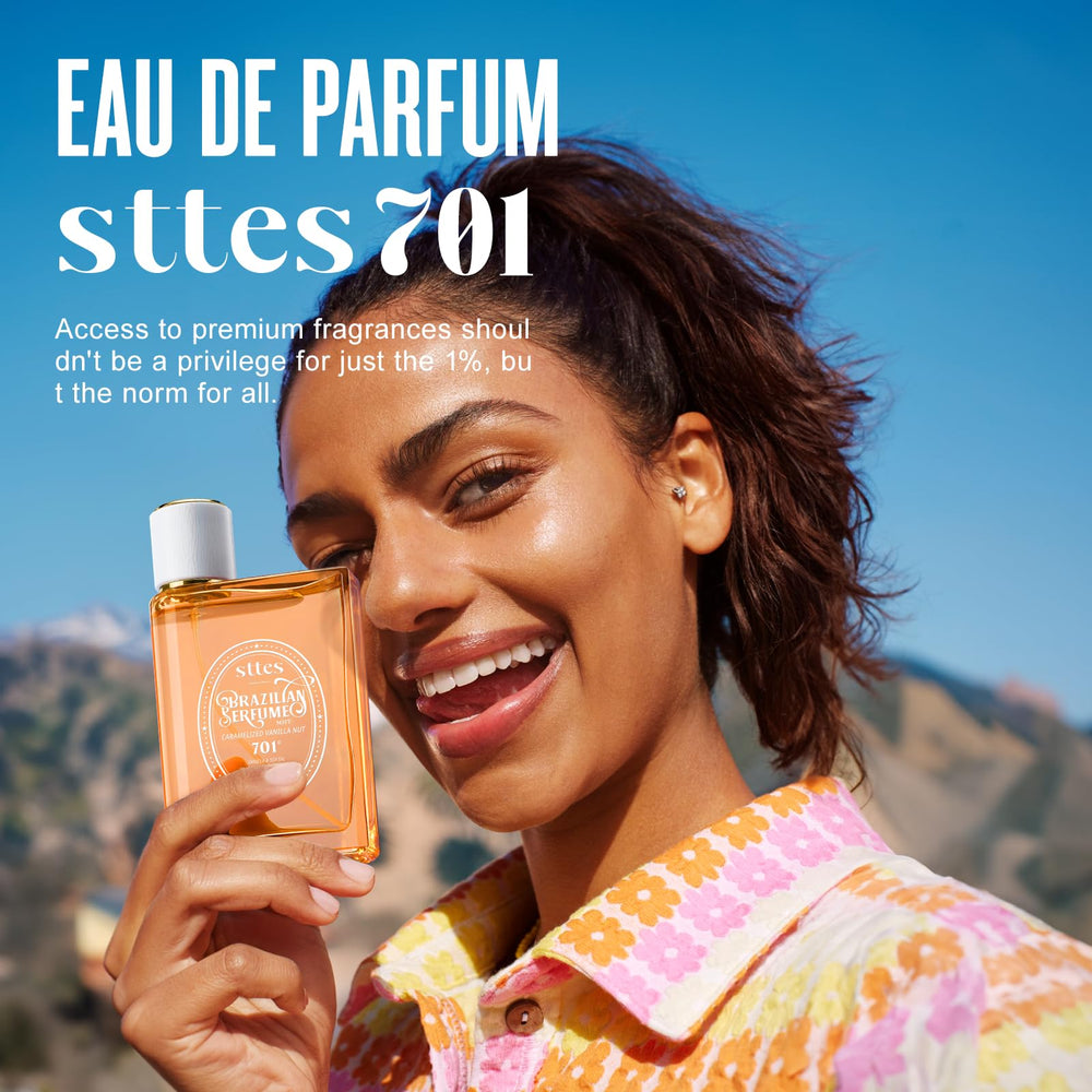 Sttes Perfume 701 premium packaging communicates luxe impression.