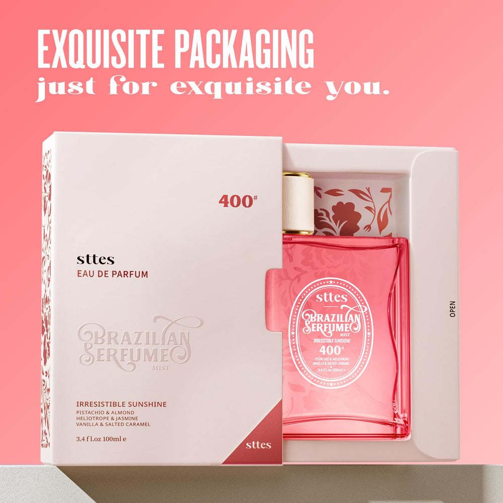Stttes Perfume 400# collection display suggests cohesive fragrance family.