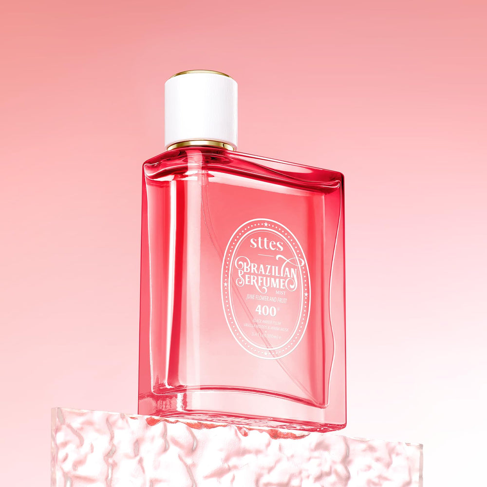Stttes Perfume 400# bottle on shelf for daily wear.