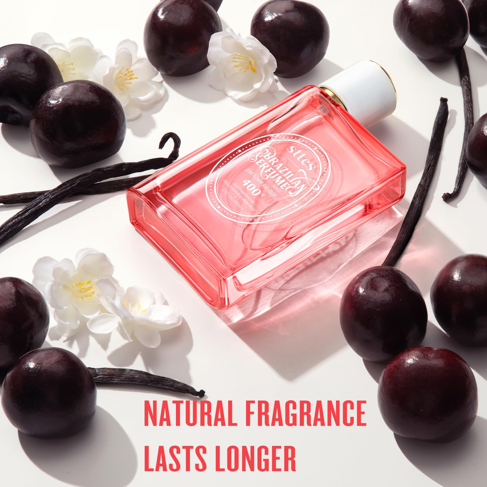 Stttes Perfume 400# middle notes showcase jasmine and orchid heart.