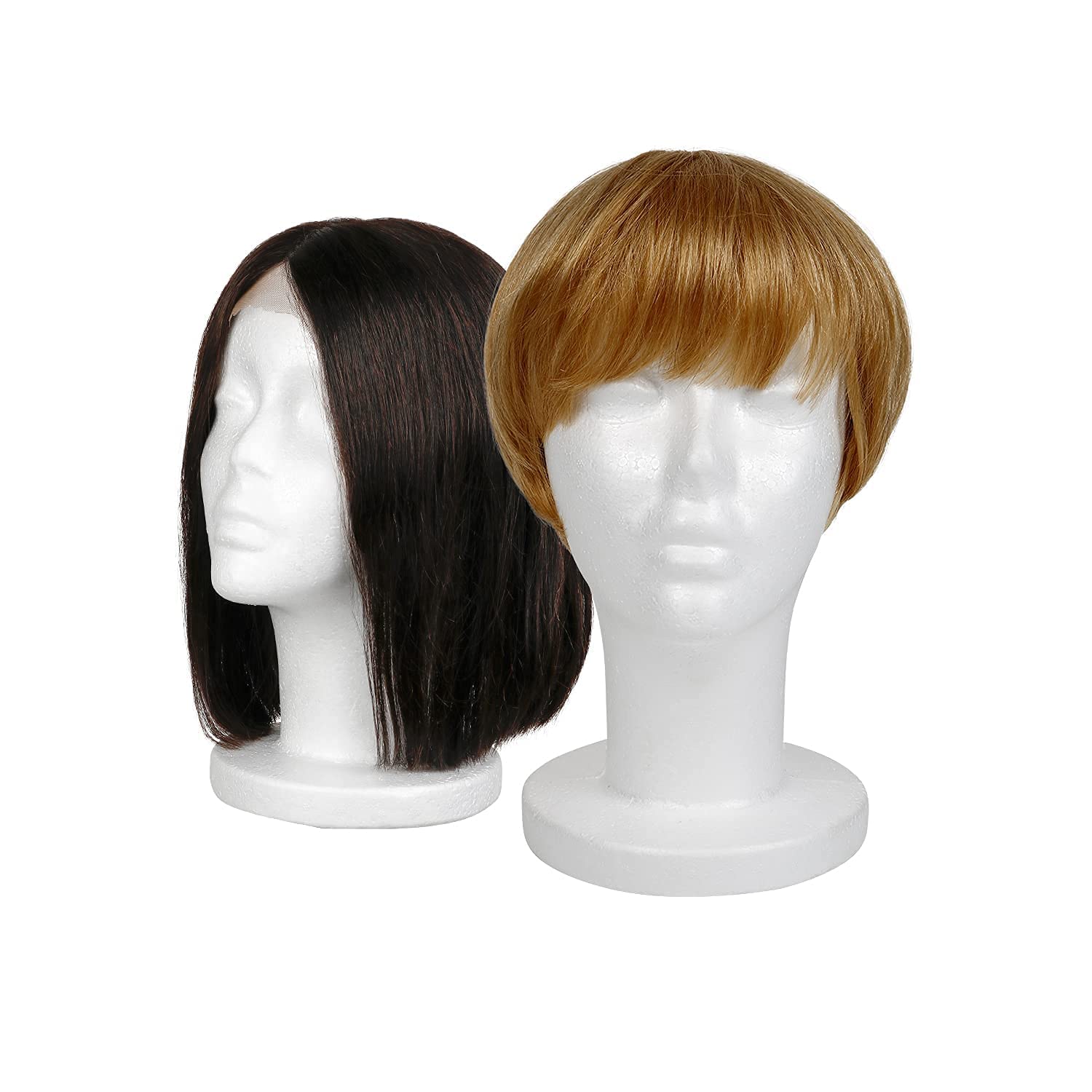 STUDIO LIMITED mannequin head travel-ready for salon or craft displays.