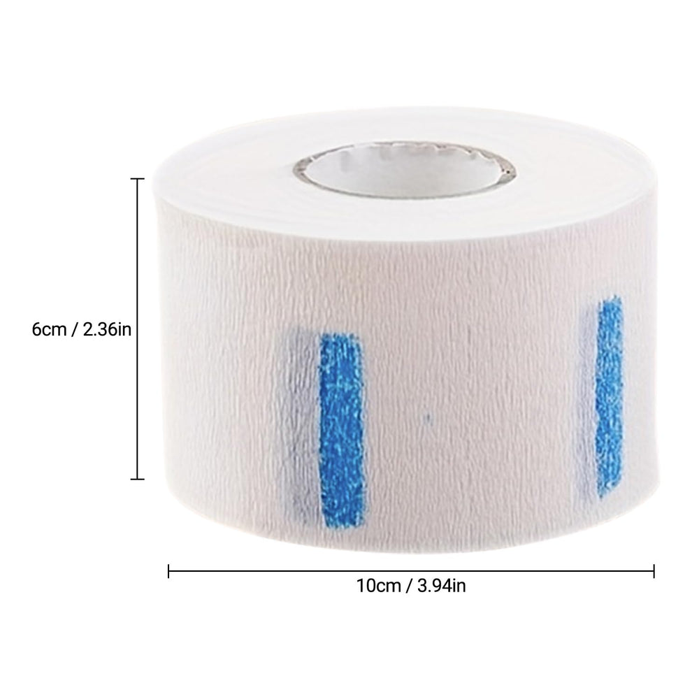 Studio Limited neck-strip 500-strips-5-rolls indicates ample supply for busy days.