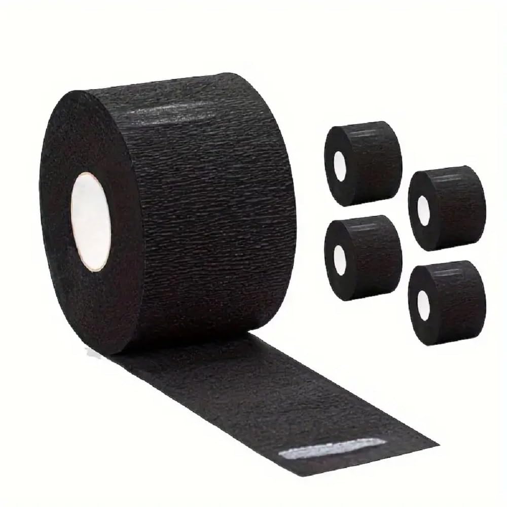 Studio Limited neck strip packaging shows a hygienic disposable barrier for barber sessions.