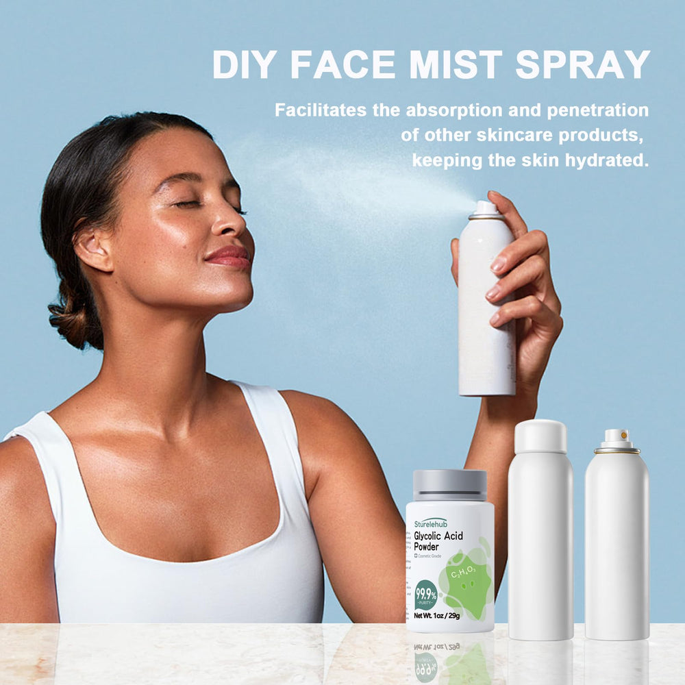 Sturelehub homemade cosmetics ideas featuring glycolic powder applications