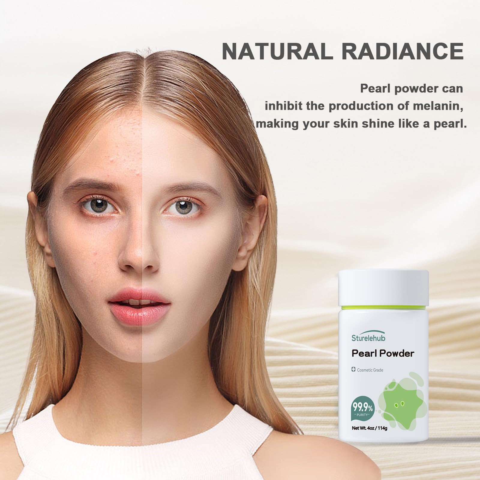 Sturelehub Pearl Powder diy-skincare-setup – ready for masks, serums, and creams.