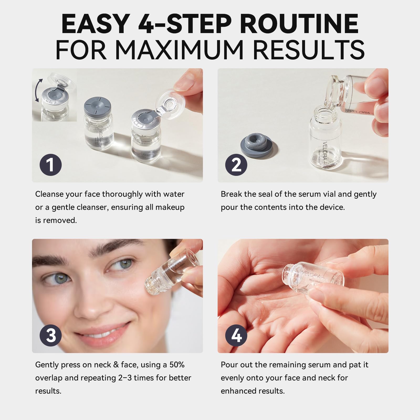 Styirl one-month supply package includes two serums and two stamps.