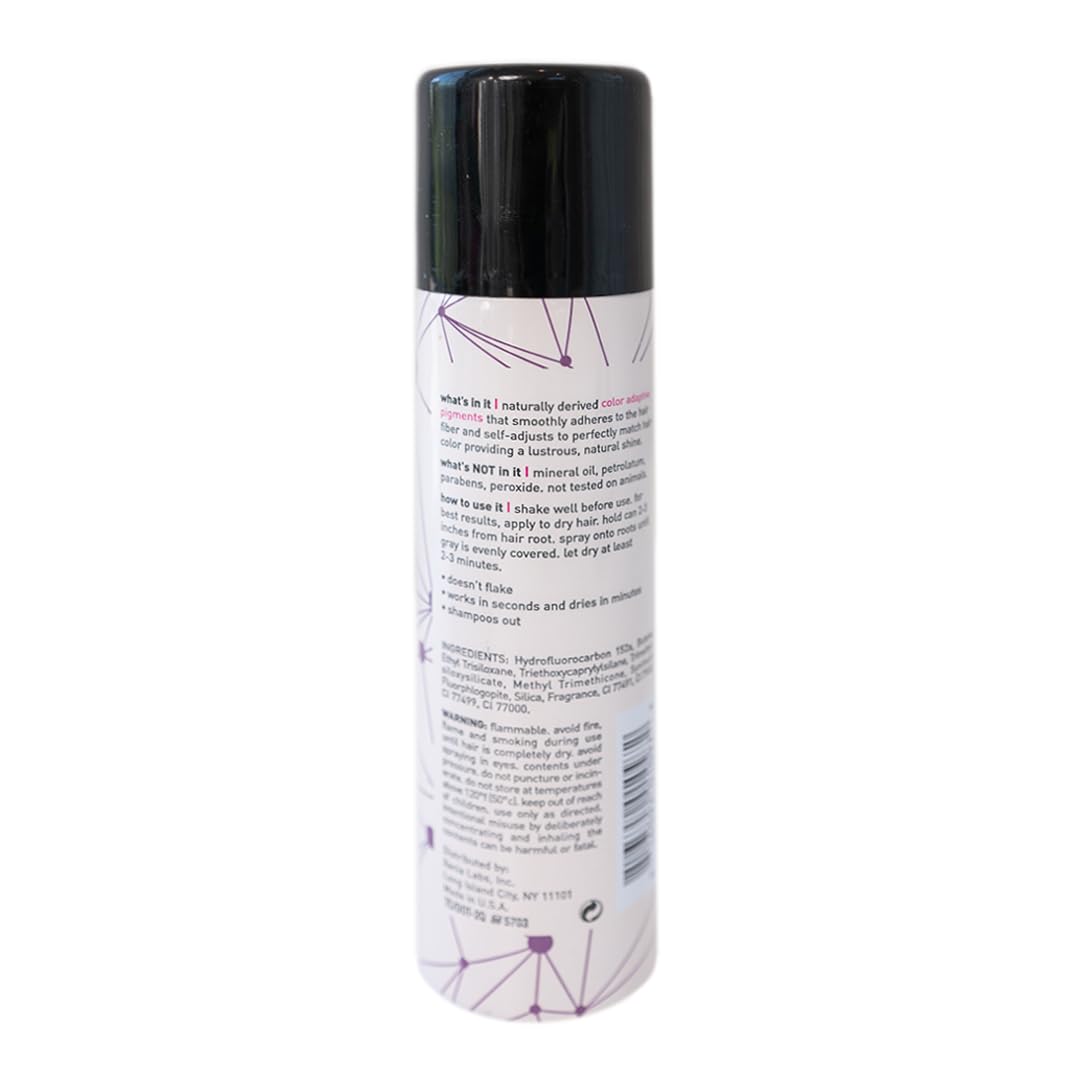 Style Edit Root Concealer bottle held in hand showing lightweight spray