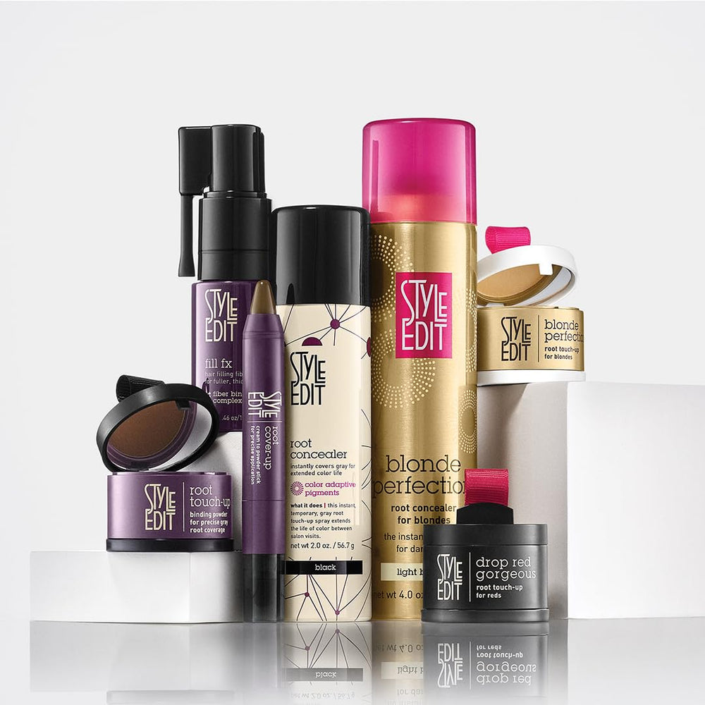 Style Edit Root Concealer cruelty-free and USA-made coverage option