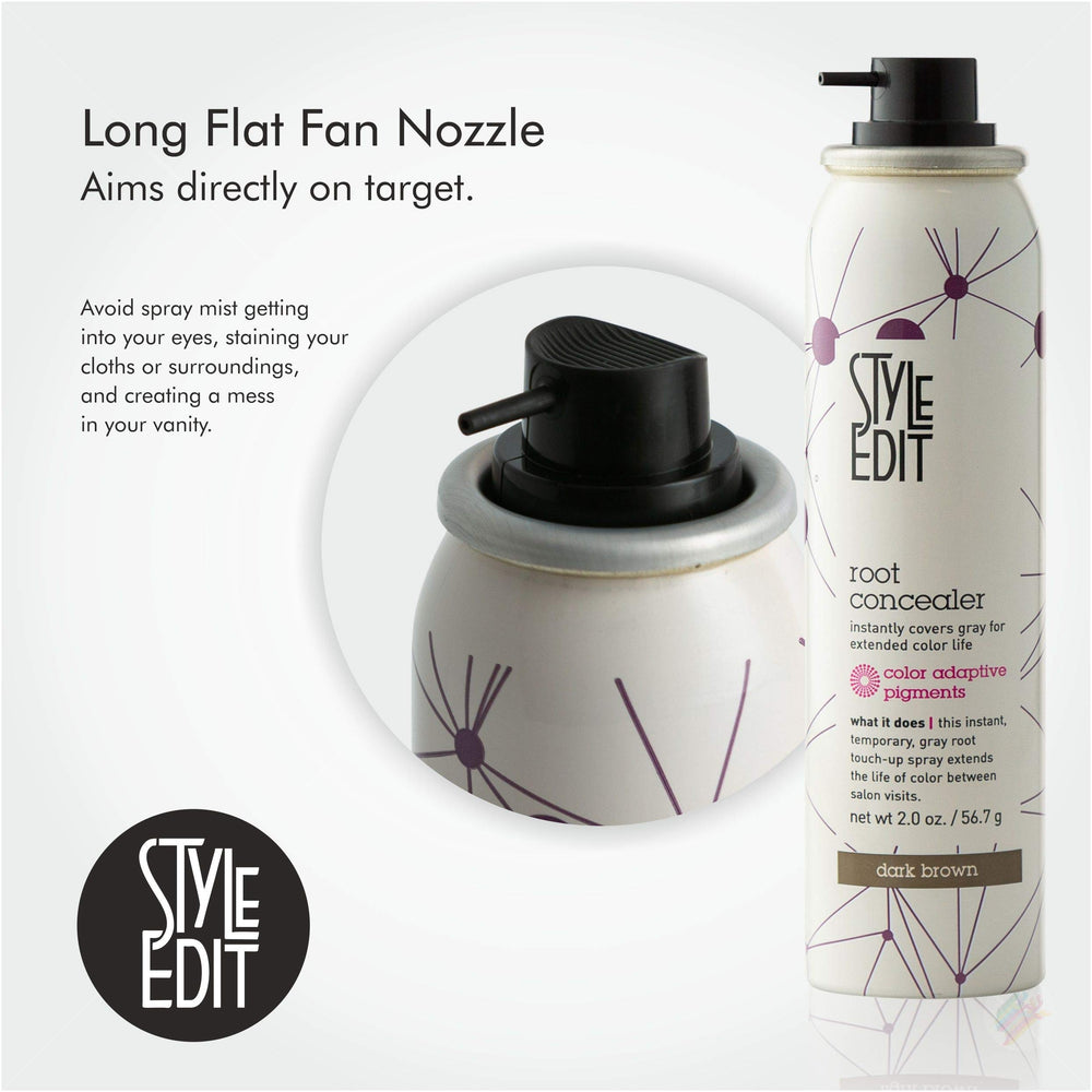 STYLE EDIT Root Concealer Spray proudly made in the USA.