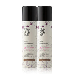 Style Edit root concealer spray bottle in light brown for quick coverage