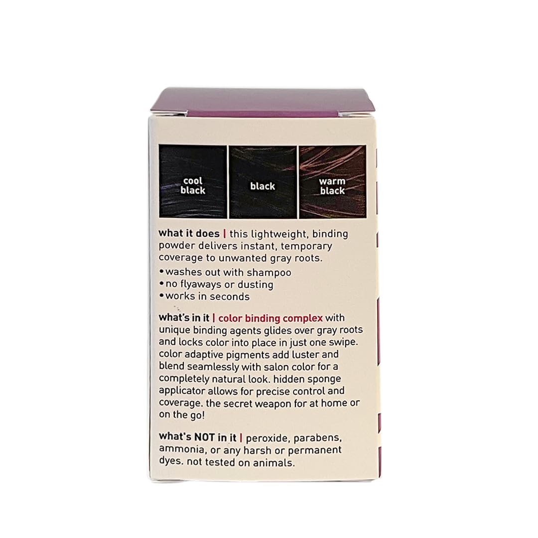 Style Edit Root Touch Up before-and-after style shot demonstrates easy root concealment.