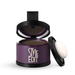 Style Edit Root Touch Up Powder tube shown for portable on-the-go coverage.