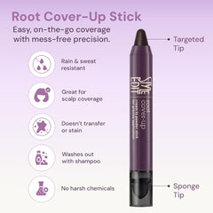 STYLE EDIT Root Touch Up Stick precision tip enables targeted temple touch-ups.