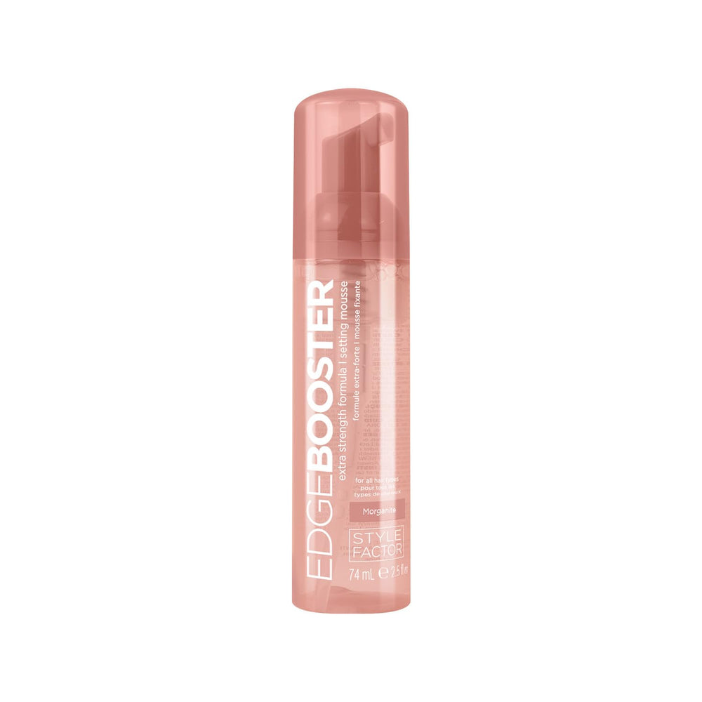 Style Factor EDGE BOOSTER Morganite mousse bottle pour shows travel-size frizz control