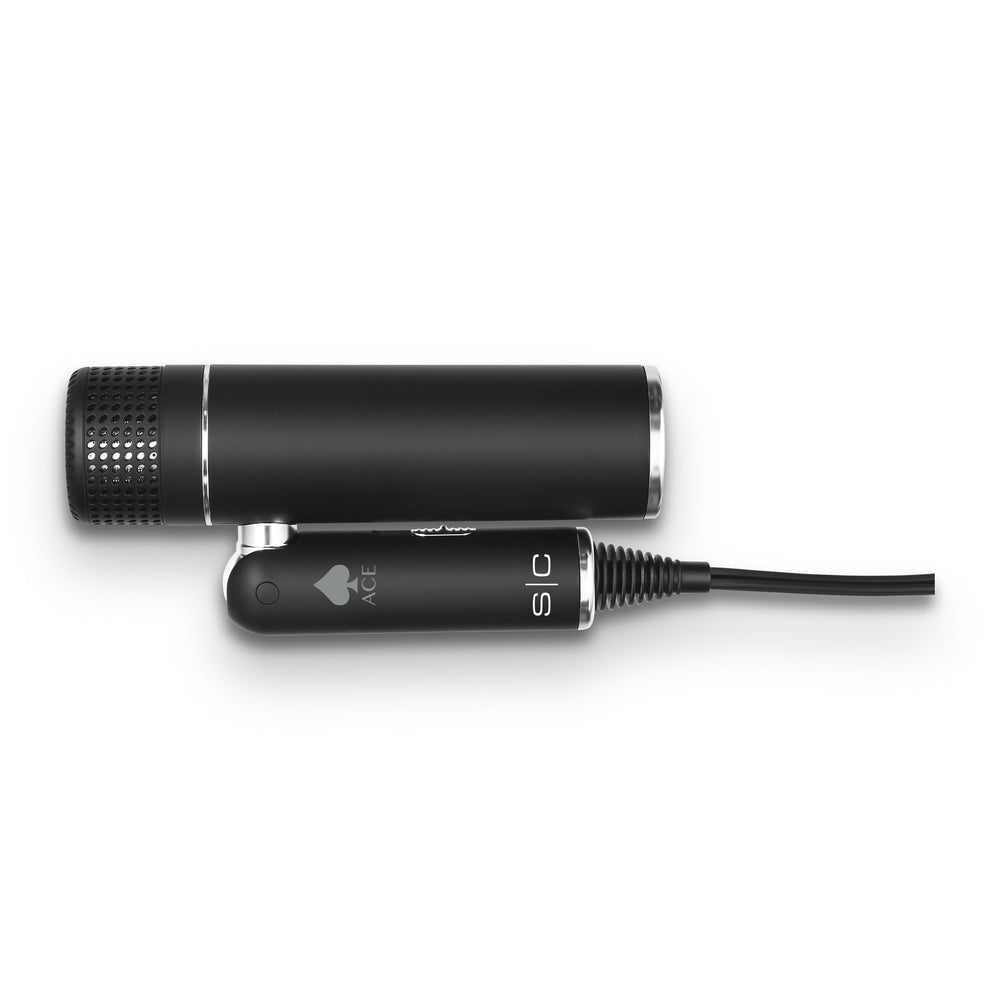 StyleCraft Ace dryer delivers low-noise operation for comfortable sessions.