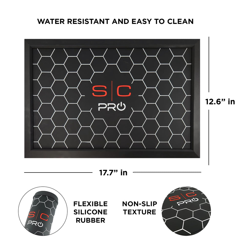 StyleCraft Barber Mat durable abrasion resistance for daily salon use.