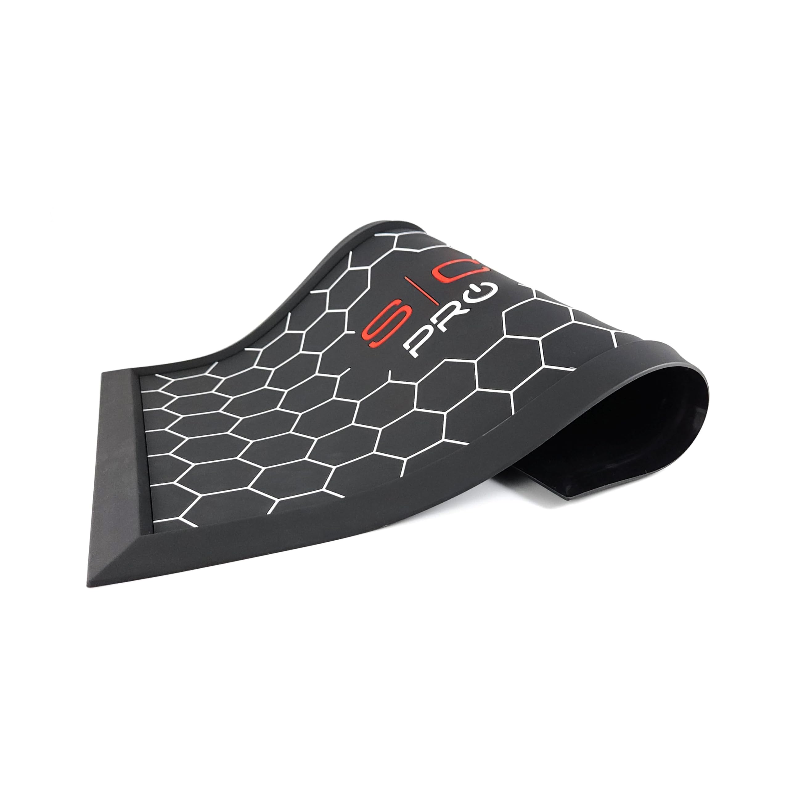 StyleCraft Barber Mat elastic surface absorbs shocks to protect tools.