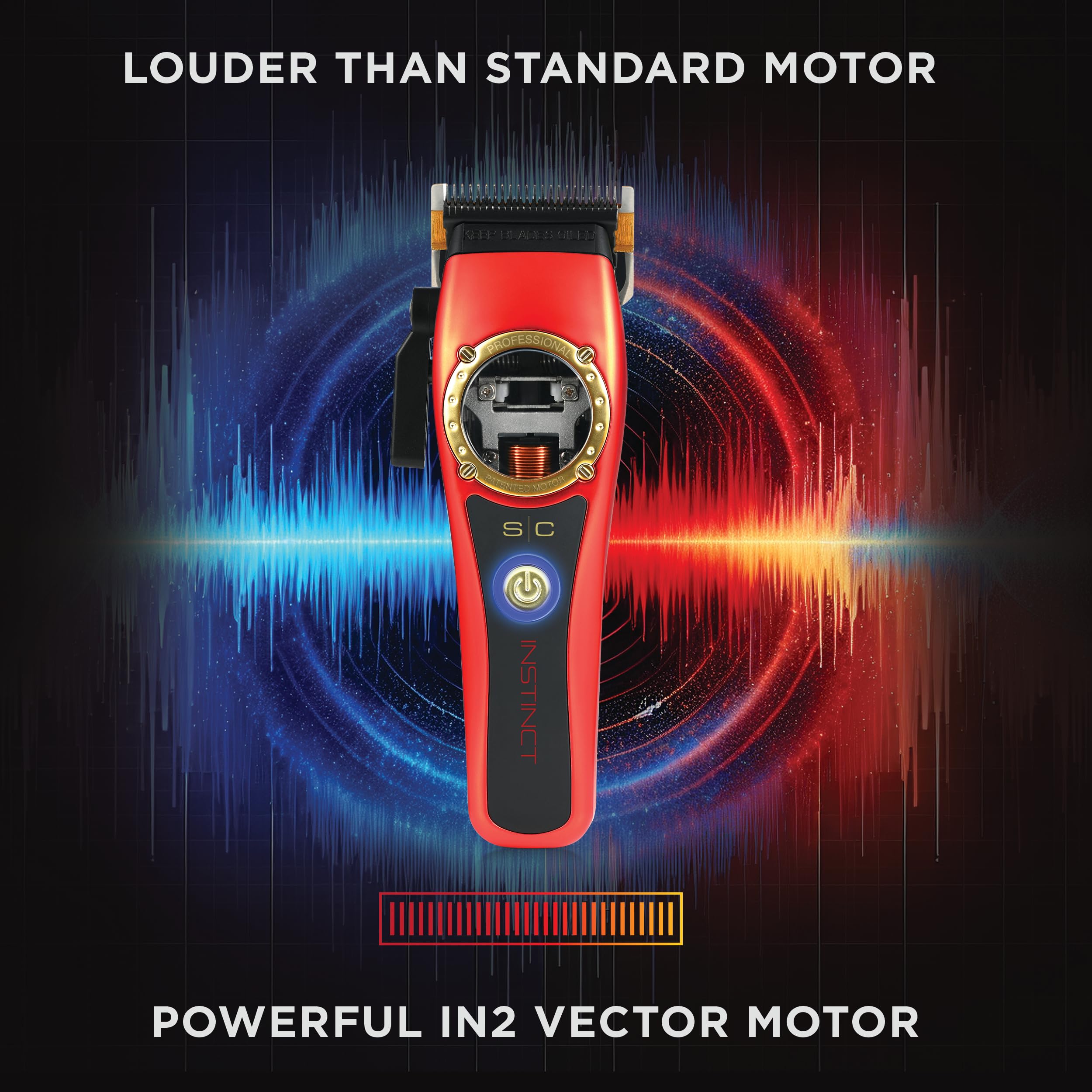 StyleCraft Instinct five-position lever for consistent fades.