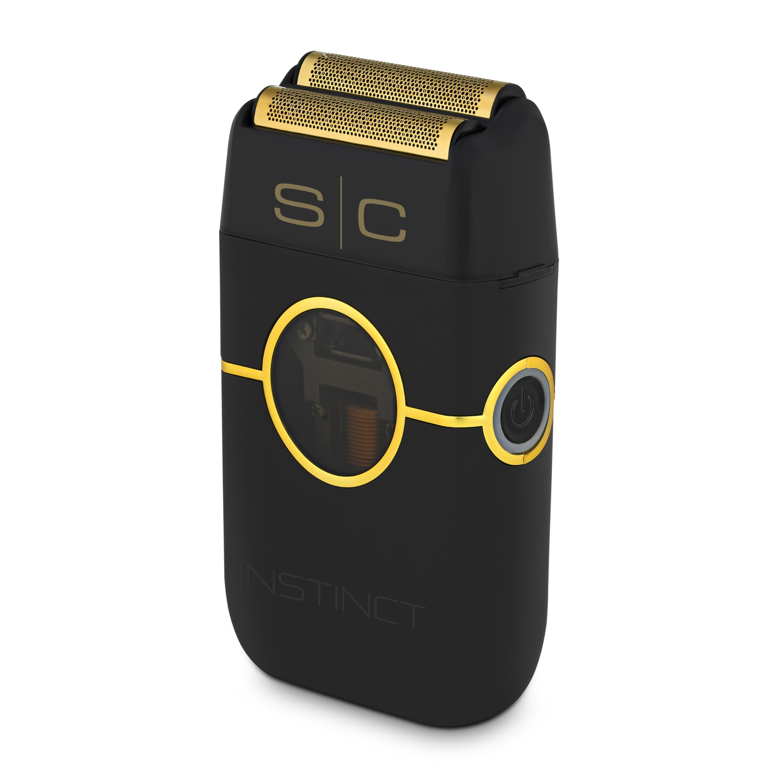 StyleCraft Instinct metal body dampens noise for a quieter shave.