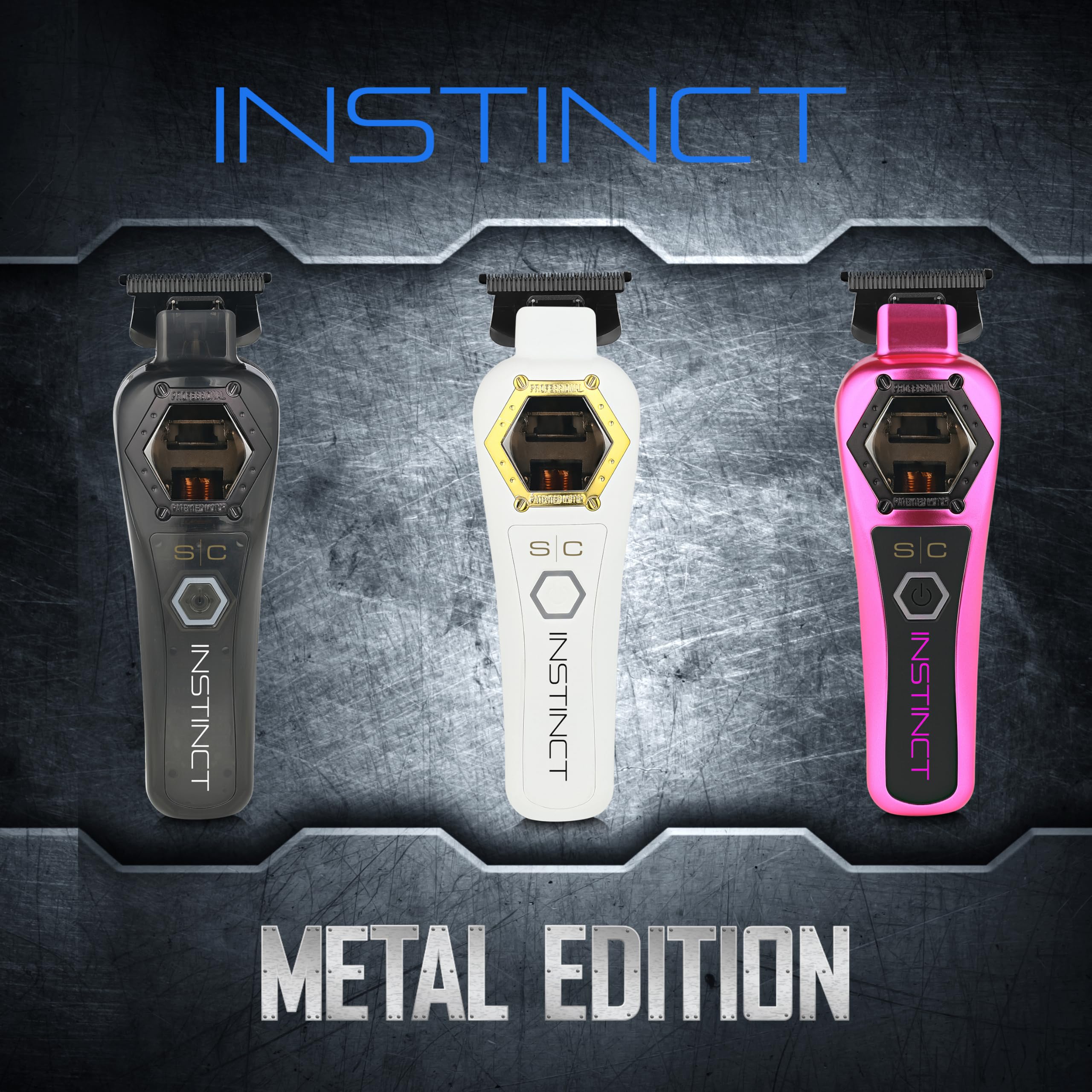 Stylecraft Instinct Metal Edition zero-gap blade setter close-up ensuring blade alignment