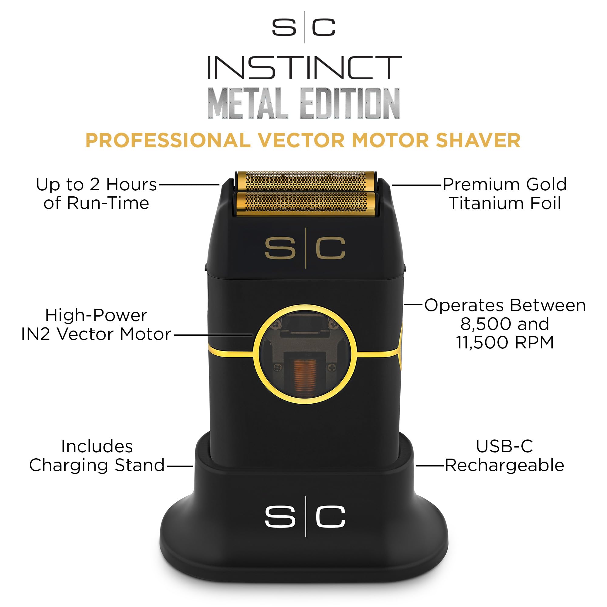 StyleCraft Instinct vector motor torque-control demonstrates adaptive shaving across resistance.