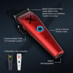 Stylecraft Instinct-X blade DLC close-up illustrating durable blades for clean blends