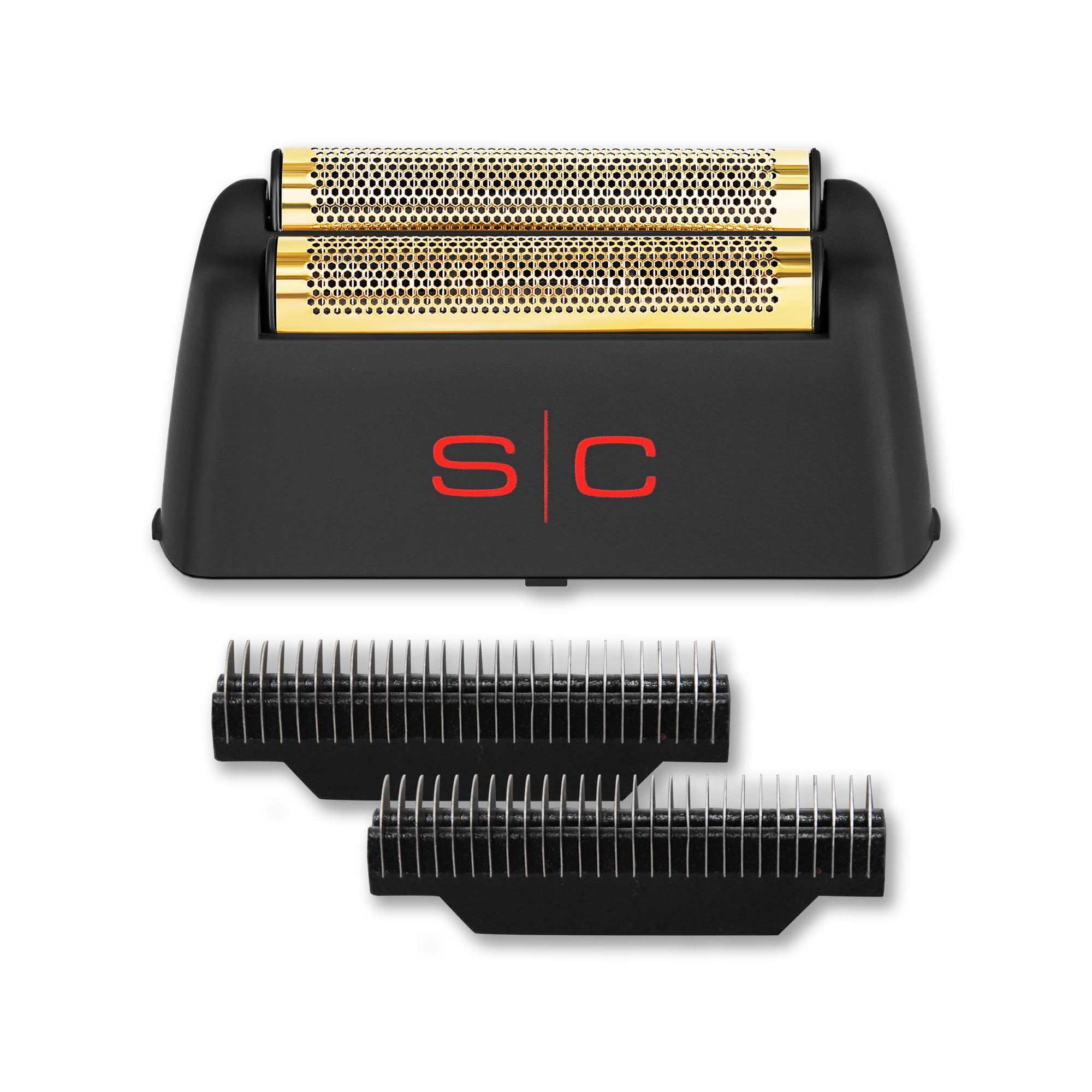StyleCraft Rebel shaver gold titanium foil head delivers smoother shave for sensitive skin.