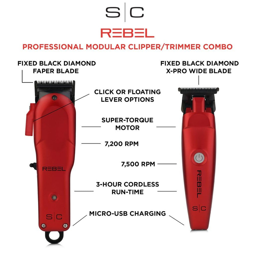 Stylecraft Rebel trimmer fixed-blade detail for smooth finishes