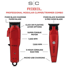 Stylecraft Rebel trimmer fixed-blade detail for smooth finishes