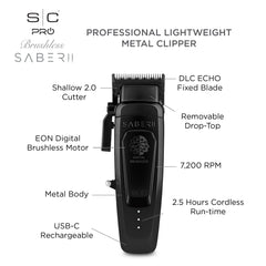 Stylecraft Saber II high-torque digital motor powers fast, smooth cuts.