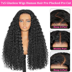 StyleLife 7x5 HD lace-front detail showing natural scalp blend for realistic look.