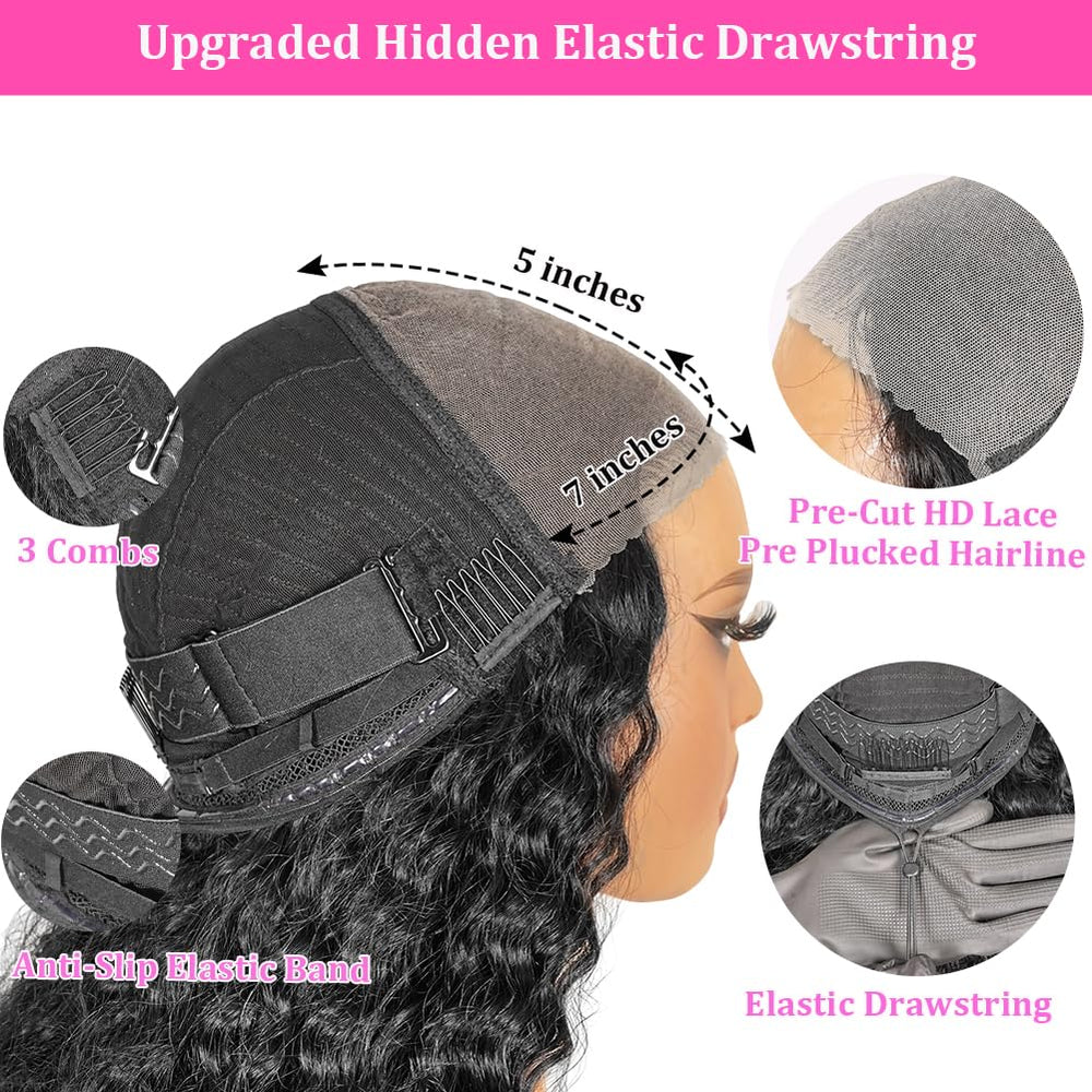 StyleLife pre-bleached invisible knots creating seamless scalp appearance.