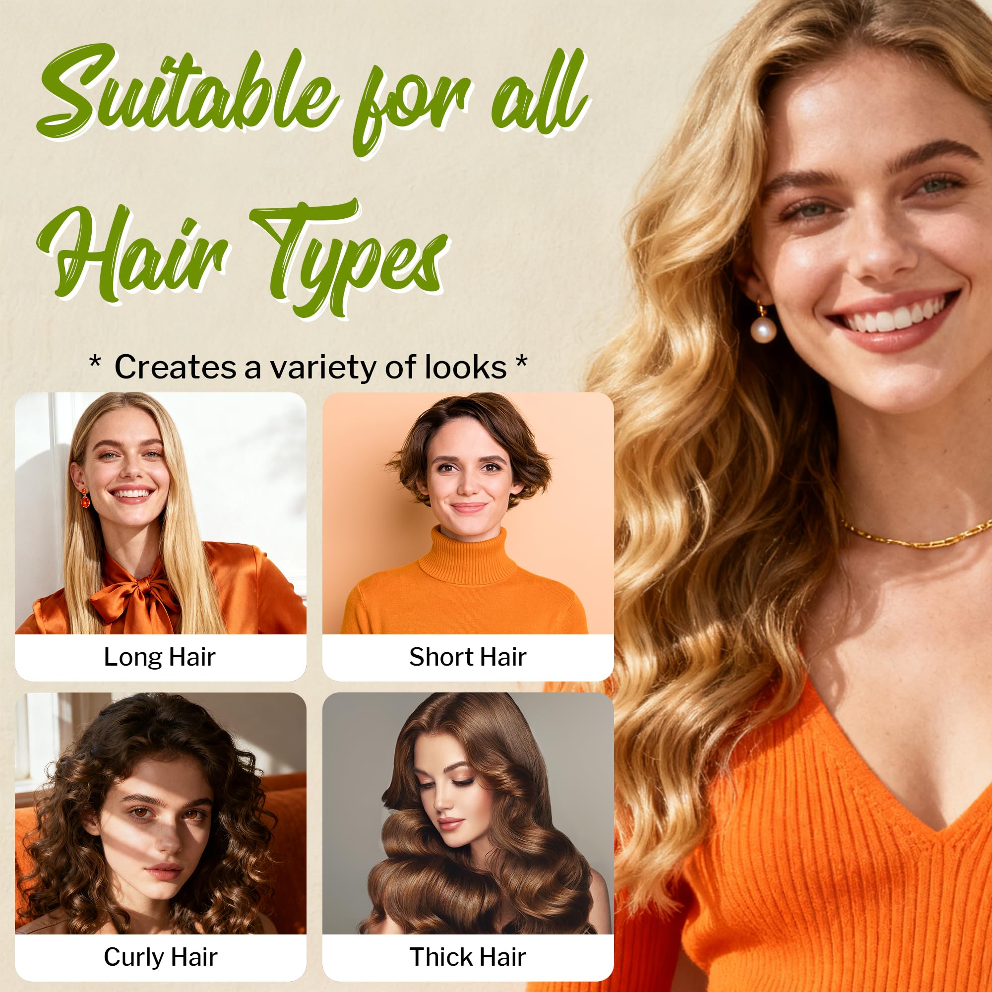 Stylemate Bamboo Hair Brush family-friendly view suggests suitable use for all ages