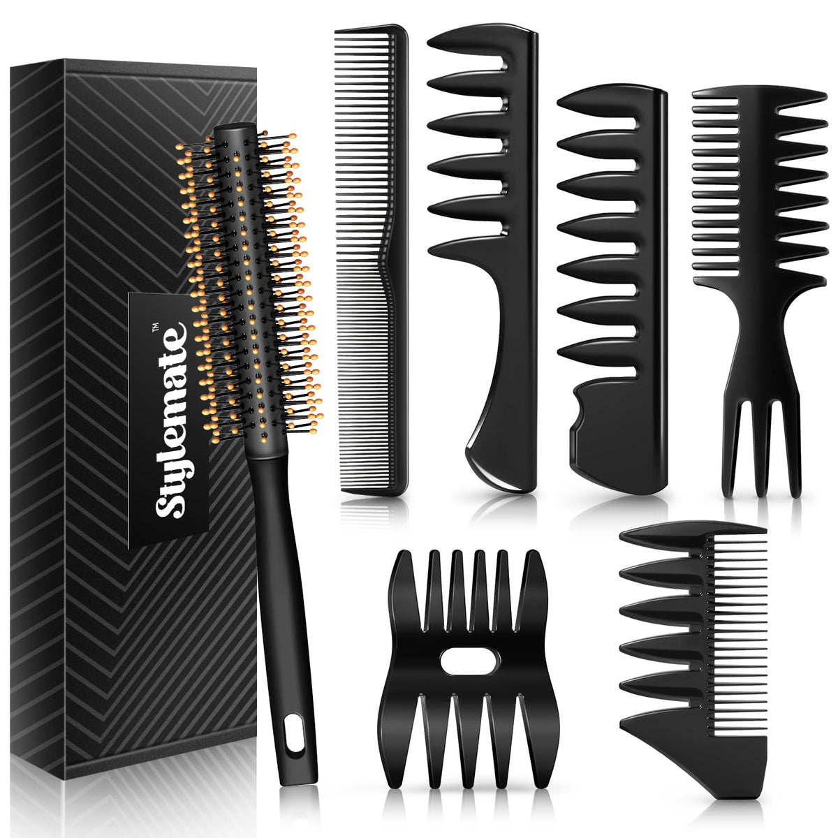 STYLEMATE Roller Brush volume boost for a fuller quiff and body
