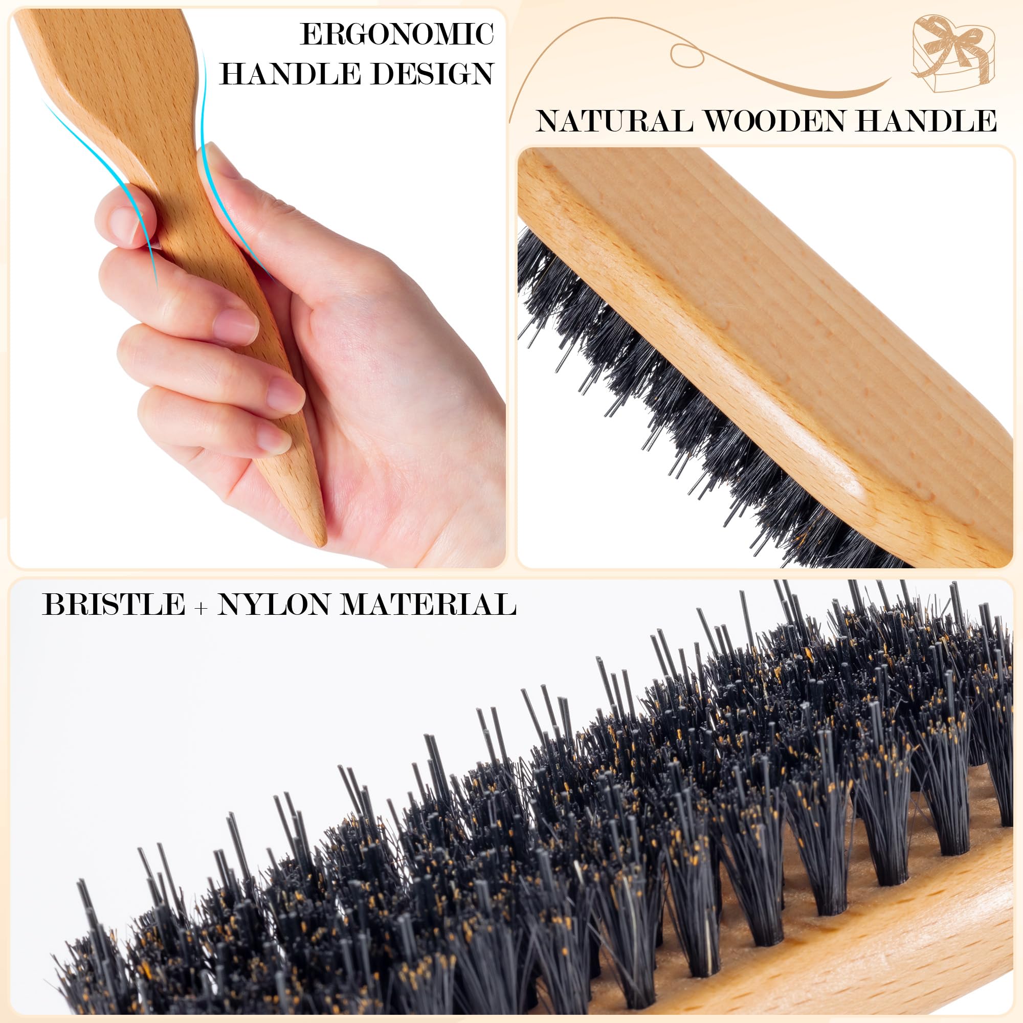 STYLEMATE Slick Back Brush boar bristles smoothing scalp-friendly routine