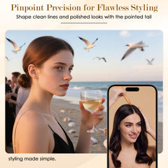 STYLEMATE Slick Back Brush smoothing and styling for classic slick-back looks